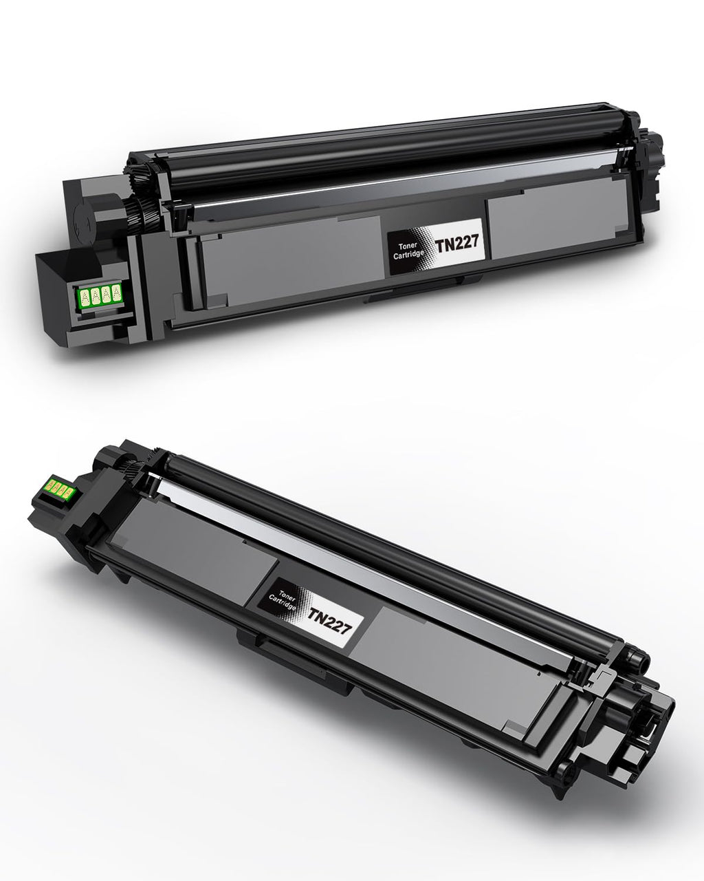 (with CHIP) INK4U TN227 Black Toner Cartridges Compatible Replacement for TN227 TN223 TN227BK TN223BK for MFC-L3770CDW HL-L3270CDW HL-L3290CDW MFC-L3710CW HL-L3210CW HL-L3230CDW (2 Black)
