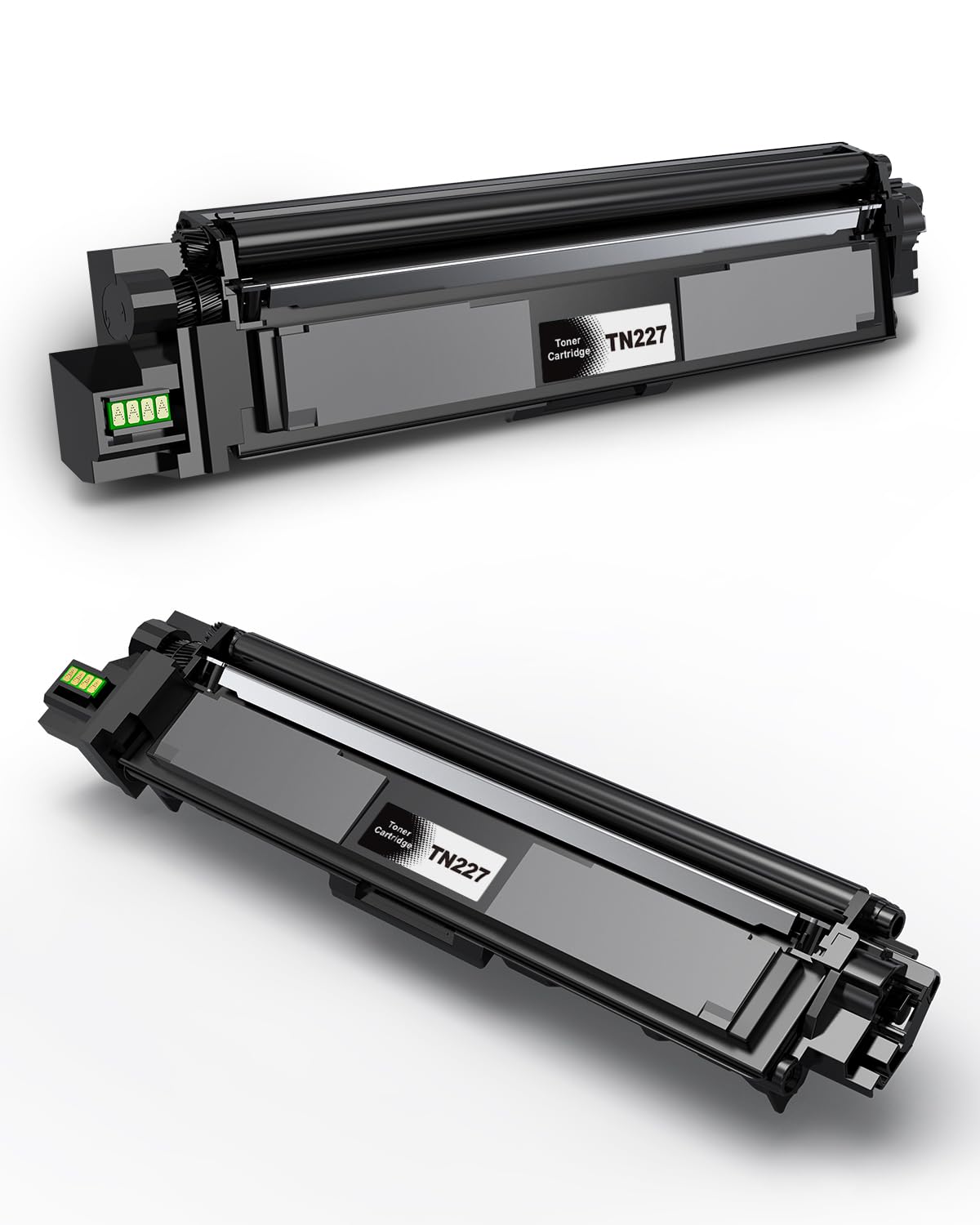 (with CHIP) INK4U TN227 Black Toner Cartridges Compatible Replacement for TN227 TN223 TN227BK TN223BK for MFC-L3770CDW HL-L3270CDW HL-L3290CDW MFC-L3710CW HL-L3210CW HL-L3230CDW (2 Black)