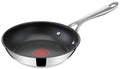 Jamie Oliver by Tefal Cooks Direct Stainless Steel 20cm/8inch Frying Egg pan, Non Stick Frying pan