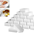 50Pack Magic Sponges Eraser for Cleaning, Premium Reusable Melamine Sponge Scrubber Foam Cleaning Pads for Kitchen Dishes, Bathtub, Baseboard, Shoes Cleaner, Not Easily Rip