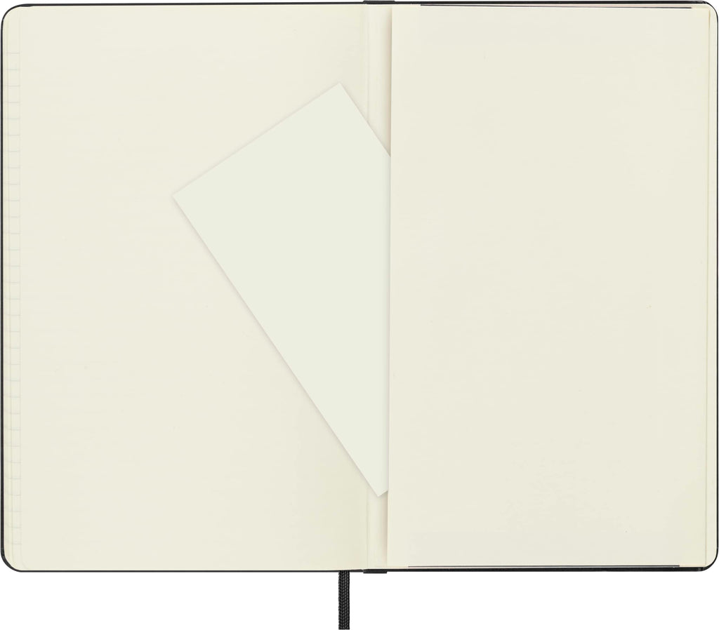 Moleskine Classic Notebook, Hard Cover, Large (5" x 8.25") Ruled/Lined, Black, 240 Pages