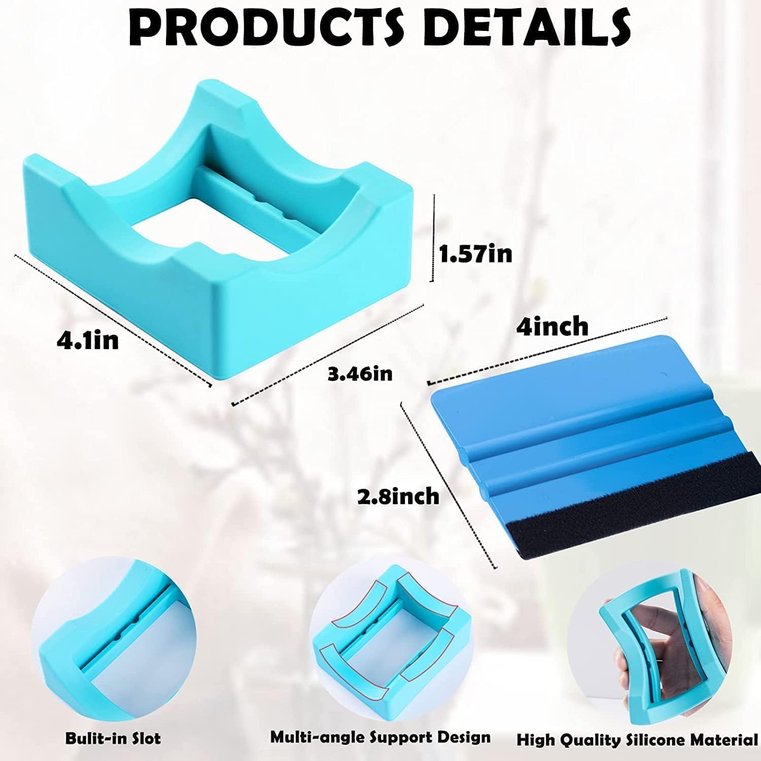 Sublimation Tumblers Pinch Kits, Perfect Tumbler Clamp for 20 Oz Sublimation Blanks Tumblers Pinch Perfect Clamp Grip Tool, Heat Transfer Tape Dispenser,Desktop Heat Tape Dispenser(Blue, Pink)