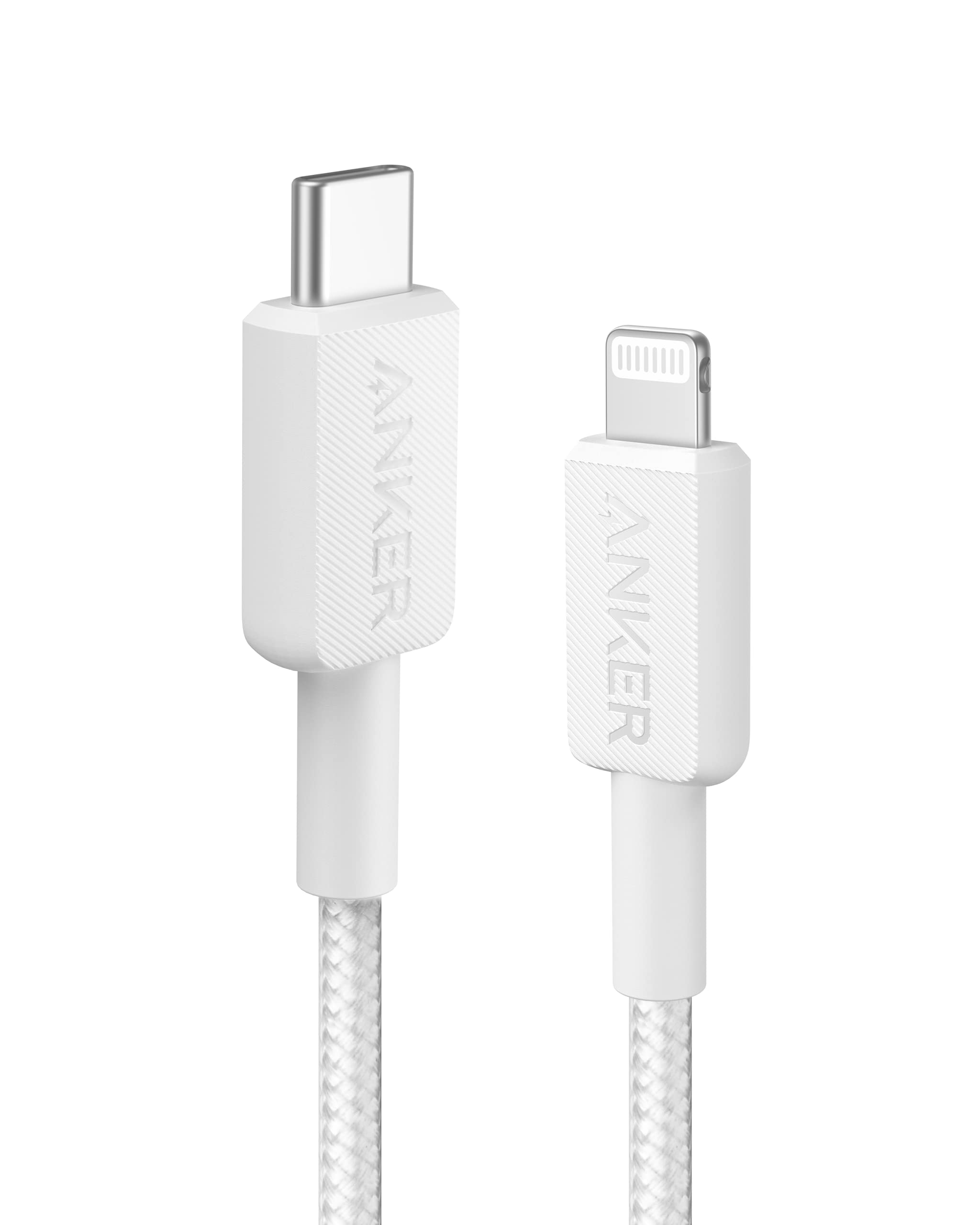 Anker USB C to Lightning Cable, 322 USB-C to Lightning Braided Cable(3ft, Black), MFi Certified, Fast Charging Cable for iPhone 14 Plus 14 14 Pro Max 13 13 Pro iPhone 12 (Charger Not Included)