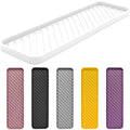 HvOvMvE Silicone Organizer Tray for Kitchen Sinks and Bathrooms. Dishwasher-Safe, Non-Slip Countertop Tray, Bathroom Drawer Organizer Trays. Perfect for Makeup & Trinkets (White L 1PC)