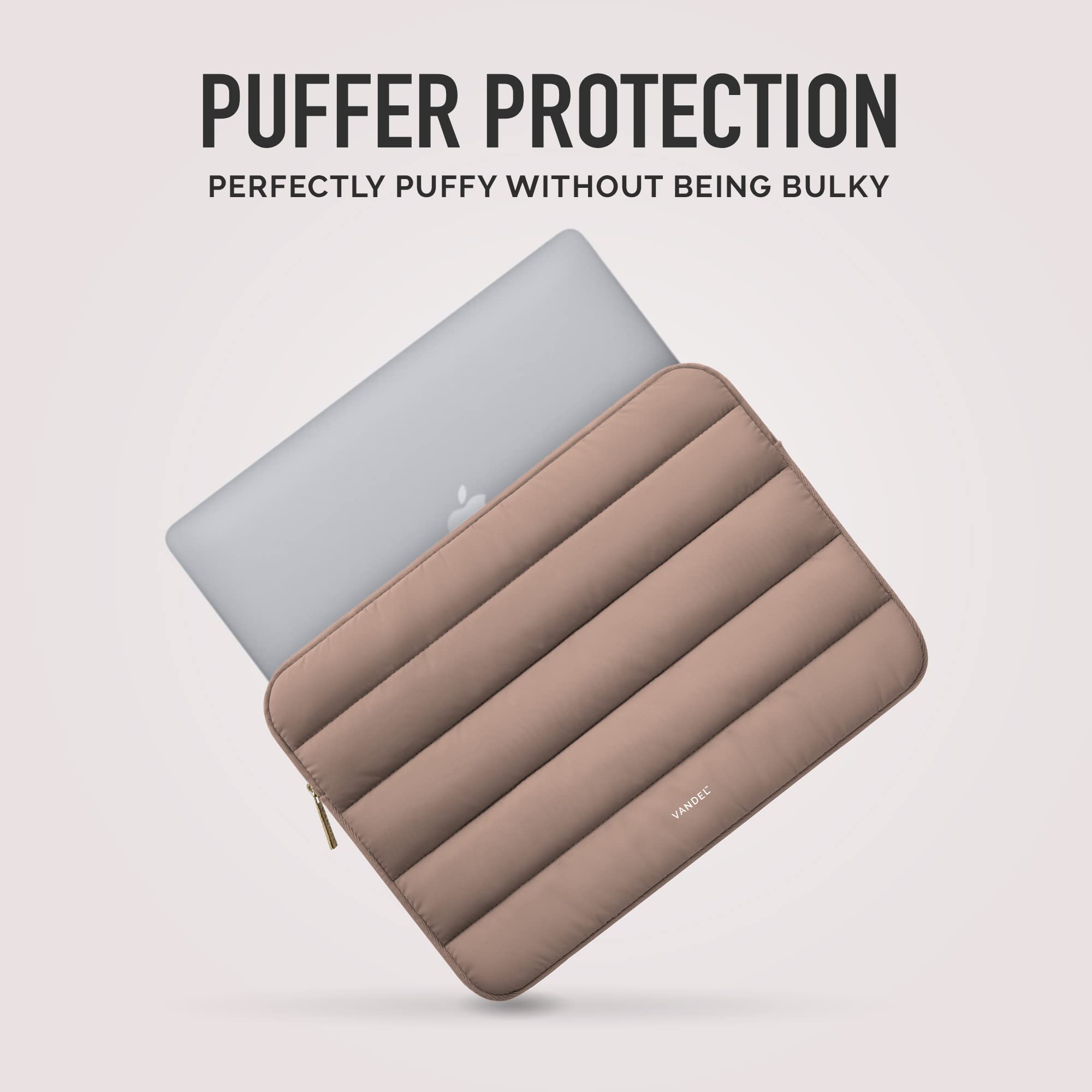 Vandel - The Original Puffy Laptop Sleeve 15-16 Inch Sleeve for Women and Men MacBook Pro 16 Inch Case, Cute Computer Sleeve 15.6 Inch HP Carrying Case Laptop Bag/Asus/Dell/HP Laptop Case 15.6 Cover