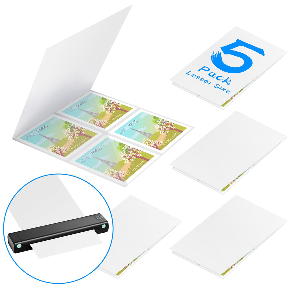 Laminator Carrier Sleeve Lamination Carrier Thermal Laminating Carriers Sheets Thermal Carrier Sheet for Laminator with All Brand Laminating Pouch (5, Letter Size)