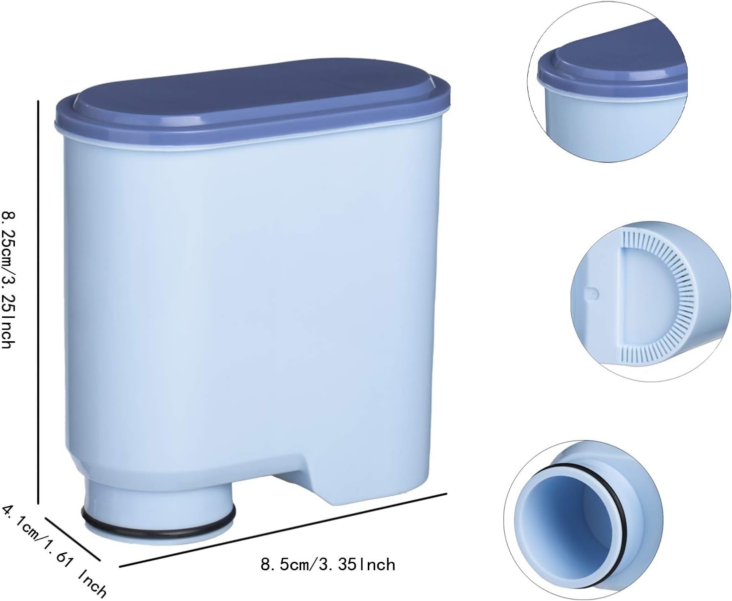 Activated Carbon Softener Coffee Water Filter Compatible with Philips AquaClean, Limescale Prevention Coffee Filters Compatible with CA6903 / 10/00 / 01/22 / 47