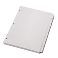 Oxford Binder Dividers, Blank Write-On, White, 1/8-Cut Tabs, Letter Size, 3-Hole Punched, 8 Tabs Per Set, 80 Dividers (10 Sets), for School, Office, and Home Organization