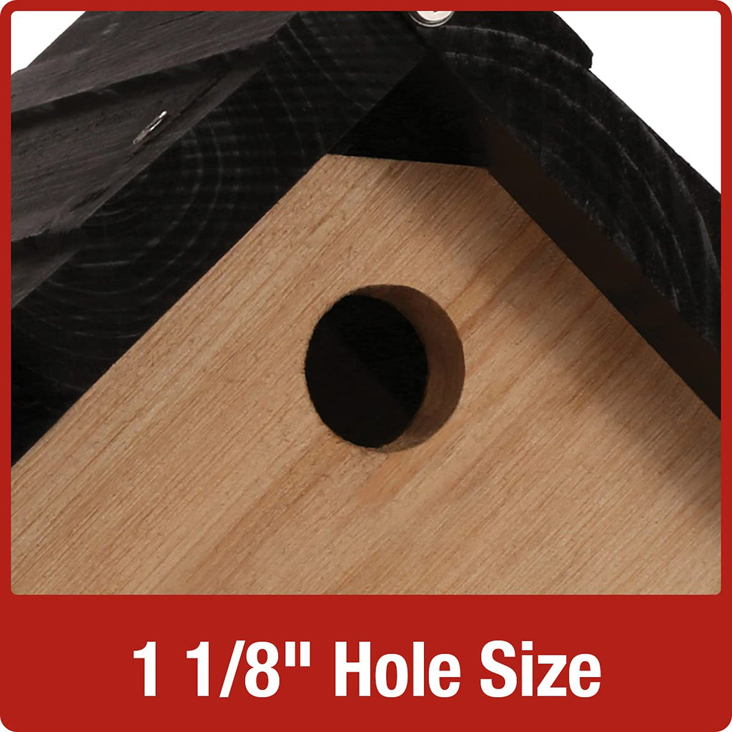 Nature's Way Bird Product CWH1 Cedar Wren House, 8 by 8.875 by 8.125-Inch