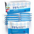 Sllic® - Disinfectant Wet Wipes - All-Purpose - 75% Alcohol Wipes - Clean & Sanitize Surfaces & Skin - Safe for Skin - Quick-Drying & Non-Sticky Formula - Unscented - 100 Wipes (10 Packs of 10 Each)