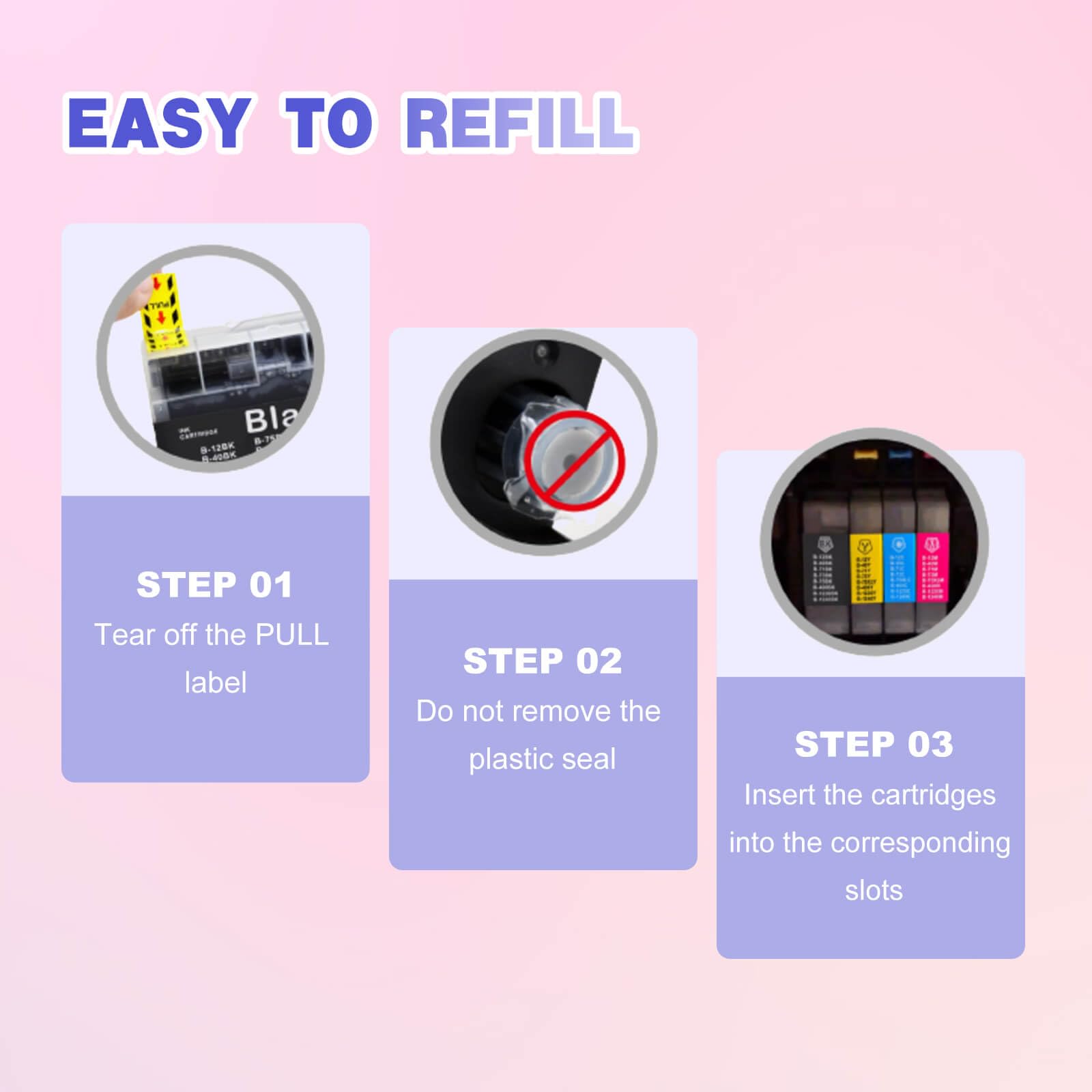 JoyPrinting LC75 Ink Cartridges Compatible LC71 LC75 Ink Cartridge Work for with MFC-J430W MFC-J825DW MFC-J435W MFC-J280W J835DW J625DW J425W J6710DW J5910DW J6510DW (8 Pack)