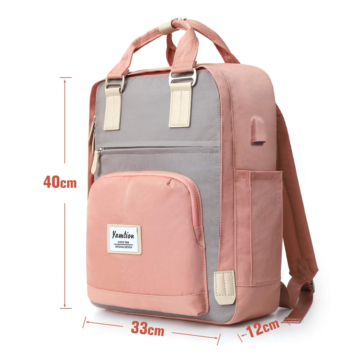 Backpack Women 15.6" School Backpack for Girls Schoolbag Student,Computer Backpack for Work Travel Business College,Bookbag for University for Teacher,Nurse