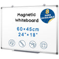 SWANCROWN Magnetic Whiteboard 24x18 inches,Dry Erase White Board for Wall 60x45cm
