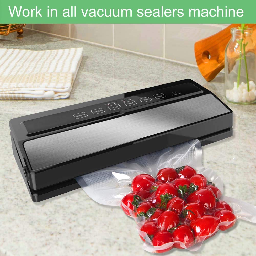 O2frepak 100 Gallon Size 11" x 16"Vacuum Sealer Bags for Food,BPA Free and Heavy Duty Vacuum Seal Food Bags,Great for Sous Vide Vaccume Sealer PreCut Bag