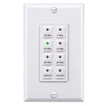 BN-LINK Countdown Digital Wall Timer Switch for Exhaust Fan with Push Button 5-10-20-30-45-60mins, Bathroom Fan Light Switch Timer Indoor, Neutral Required, Wall Plate Included, White