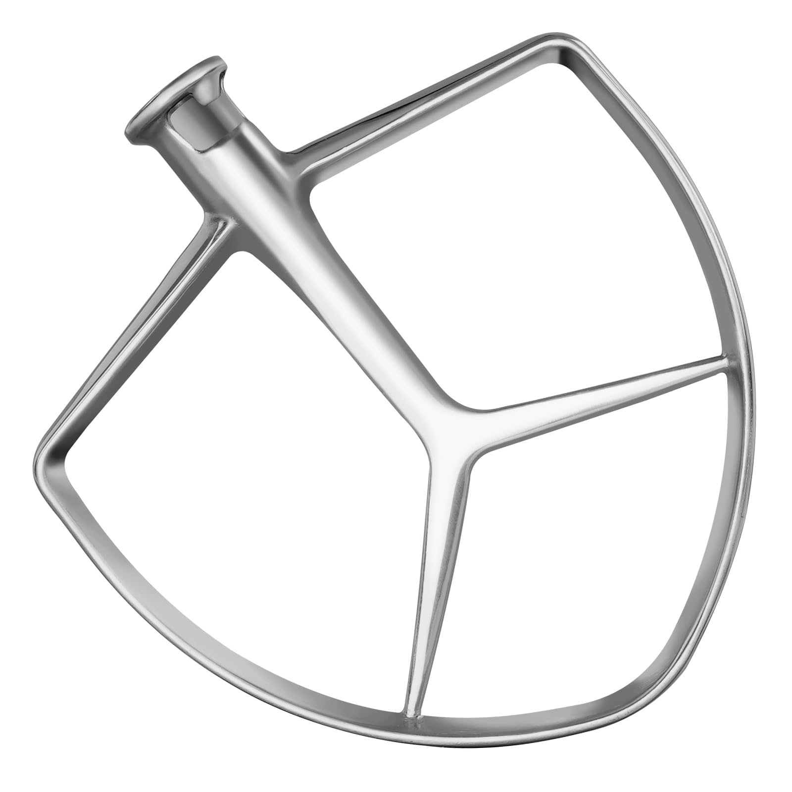 LETOMS Flat Beater for KitchenAid 7 QT Bowl-Lift Stand Mixers, Stainless Steel Paddle Accessories for Kitchen aid, Dishwasher Safe