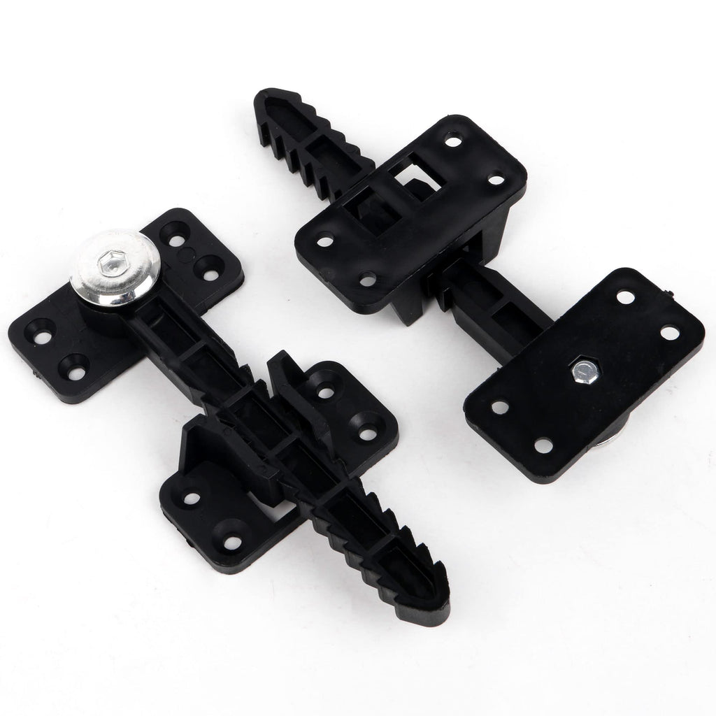 RDEXP 14x6cm Plastic Iron Sectional Sofa Furniture Interlocking Sofa Connector Bracket with Hardware Set of 6