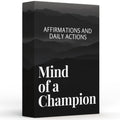Mind Of A Champion - Motivational Cards for Men Affirmations and Action Steps to Turn Dreams into Reality - For Productivity, Personal Development, Self Care, Mindfulness, Affirmation Cards for Men