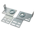 End Bearing Plates Brackets, Garage Door Parts Torsion Spring Residential Bracket with Bearings 3 3/8 Inch, for 2" Track Wood or Steel Doors (Pair)