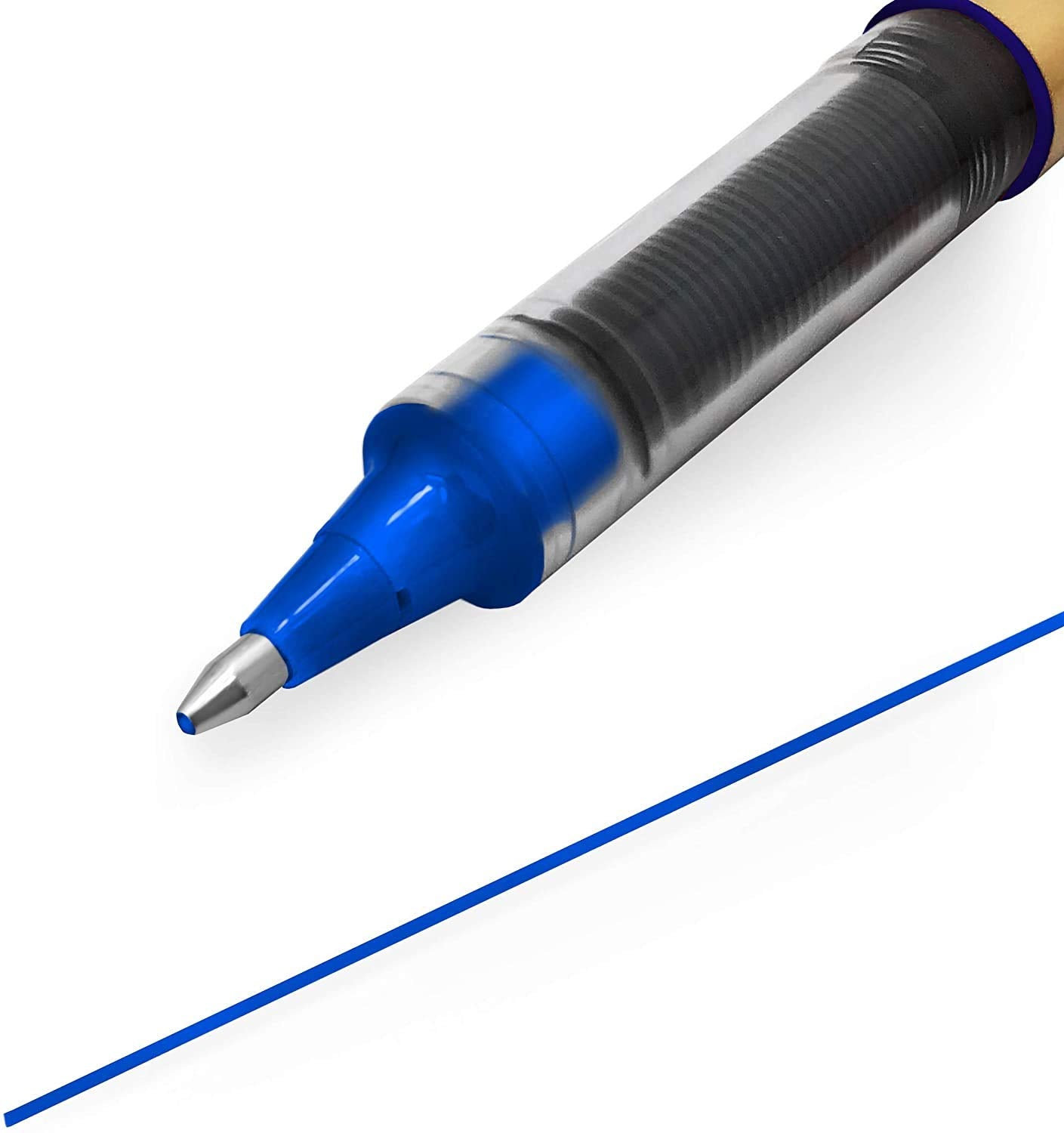 uni-ball Eye UB-150-10 1.0mm Liquid Ink Rollerball Pen - Black, Blue, Red (Pack of 6)