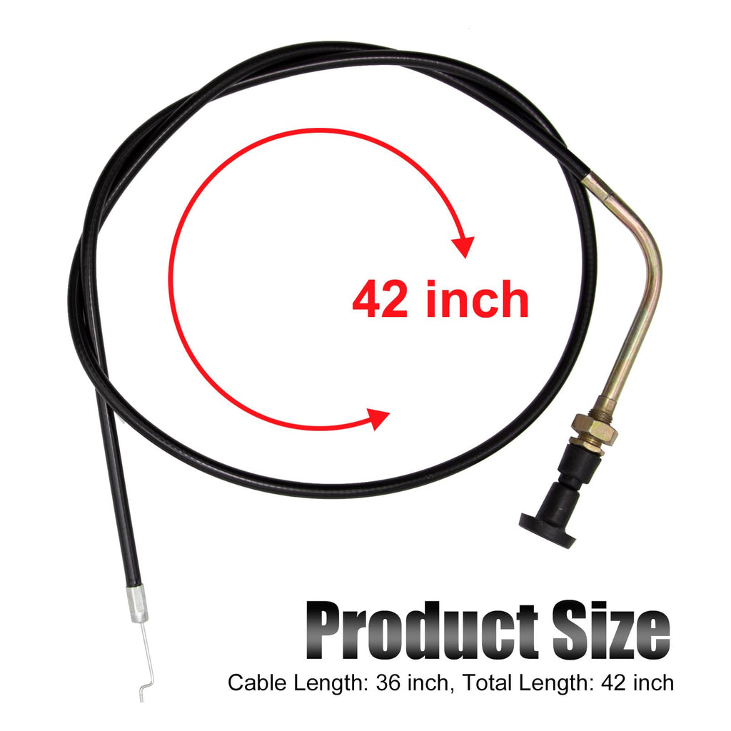 Zreneyfex 112-9753 Choke Cable Replacement for Toro TimeCutter 74365, 74366, 74374, 74376, 74386, 74387, 74390, 74395