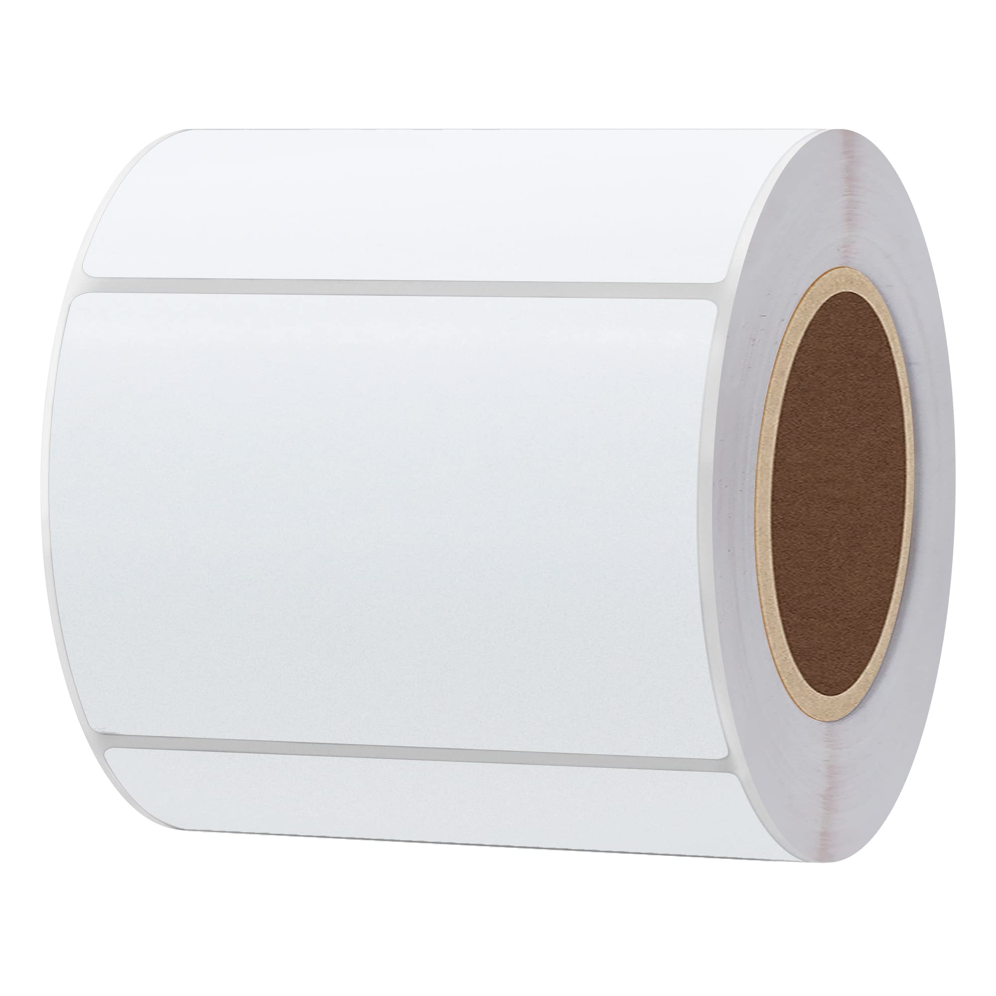 Hybsk 3x2 inch Direct Thermal Labels for Barcodes, Address, Compatible with Rollo Label Printer & Zebra Desktop Printers (3"x2",4 Rolls White)