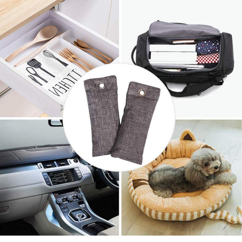 Bamboo Charcoal Bags,Air Purifying Bags,shoe odor eliminator,shoe deodorizer,odor eliminator,odor absorber ,natural air freshener,Car Air Purifier, Closet Freshener, activated charcoal bags, room deodorizer,Bamboo Charcoal Air Purifying Bag (75gX12 packs)