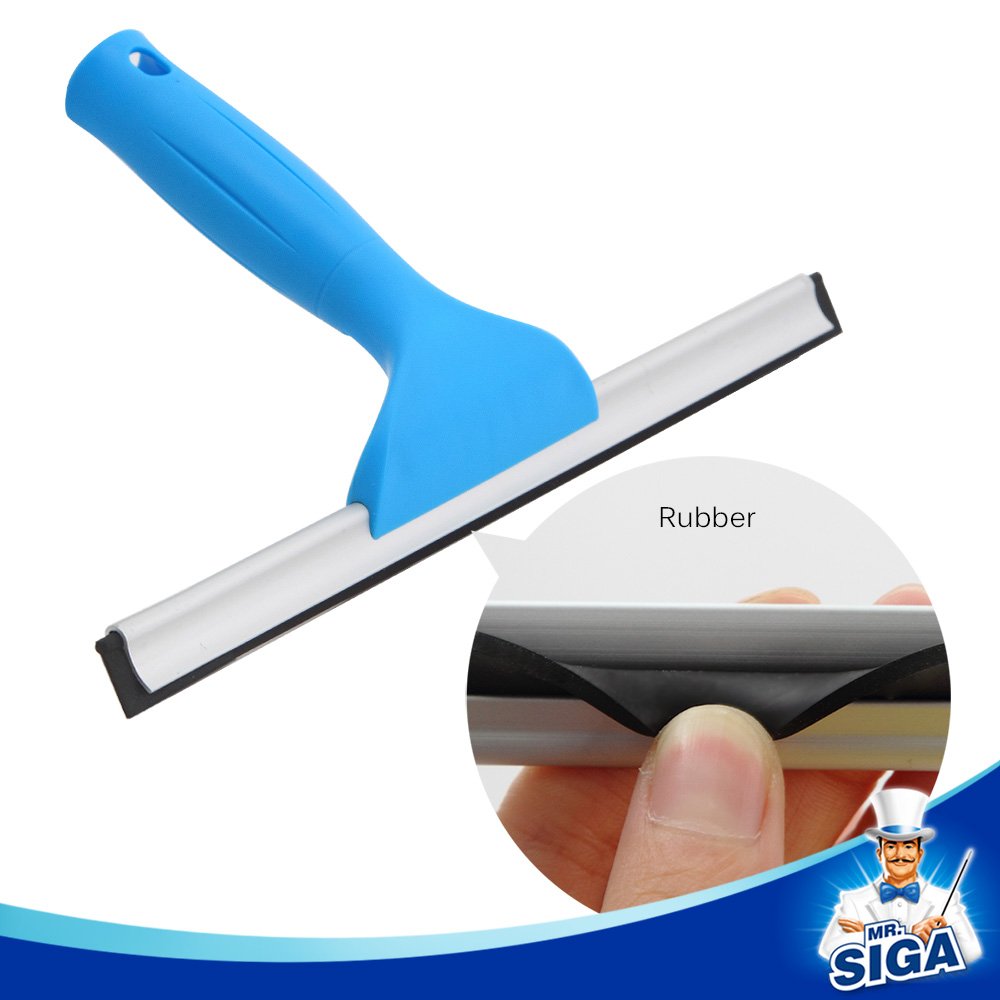 MR.SIGA 25cm Window Cleaning Combo - Squeegee & Microfiber Window Washer