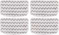4 Packs Dirt Grip Microfiber Pads Replacement for Shark Steam Mop S1000 S1000A S1000C S1000WM S1001C Vacuum Cleaners