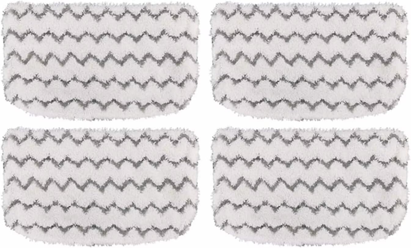4 Packs Dirt Grip Microfiber Pads Replacement for Shark Steam Mop S1000 S1000A S1000C S1000WM S1001C Vacuum Cleaners