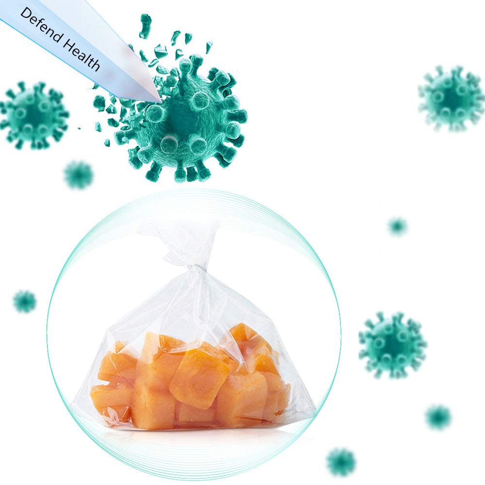 Pinshion Food Storage Bags - 16 x 20 Plastic Produce Bags, Clear, 350 per Roll - Ideal for Fruits, Vegetables, Bread and Groceries