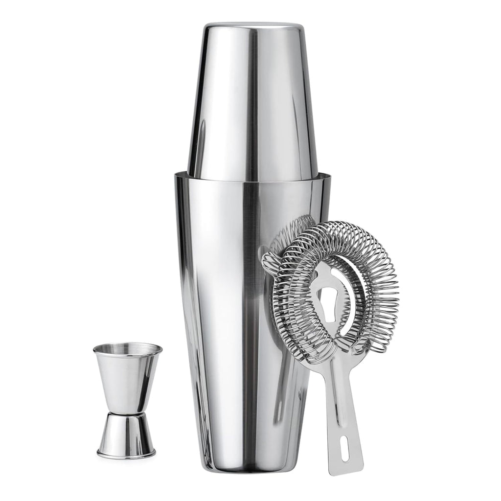 Boston Cocktail Shaker Set, 16 oz&25oz Stainless Steel Martini Shakers for Bartending, Drink Shaker for Bartender Home