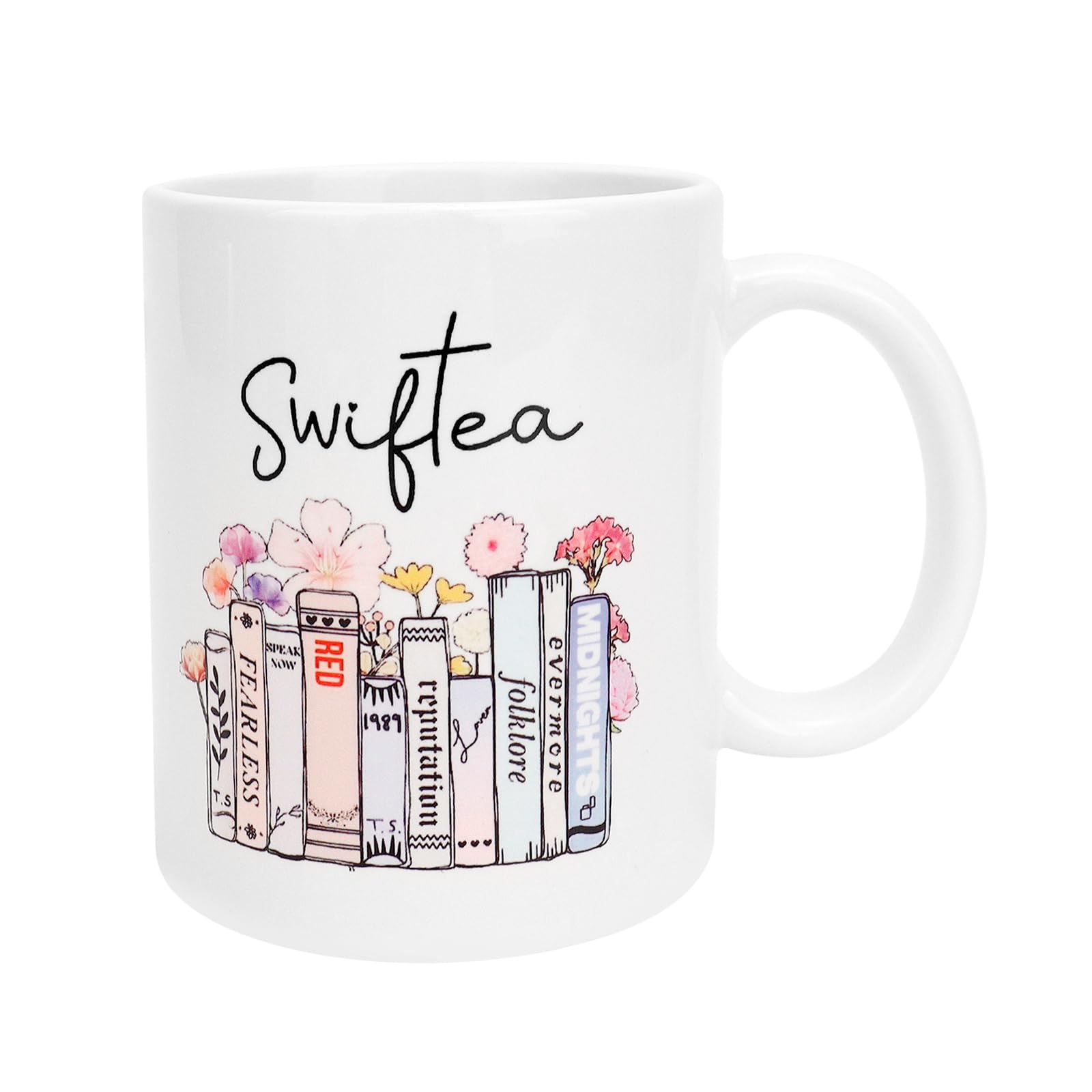 Singer Album Coffee Mug for Singer Fans, Tea Cup Merch for Womens and Girls, ERAS Music Lover Gift 11 Oz Ceramic Tea Mug Great Gift for Holiday Birthday Christmas