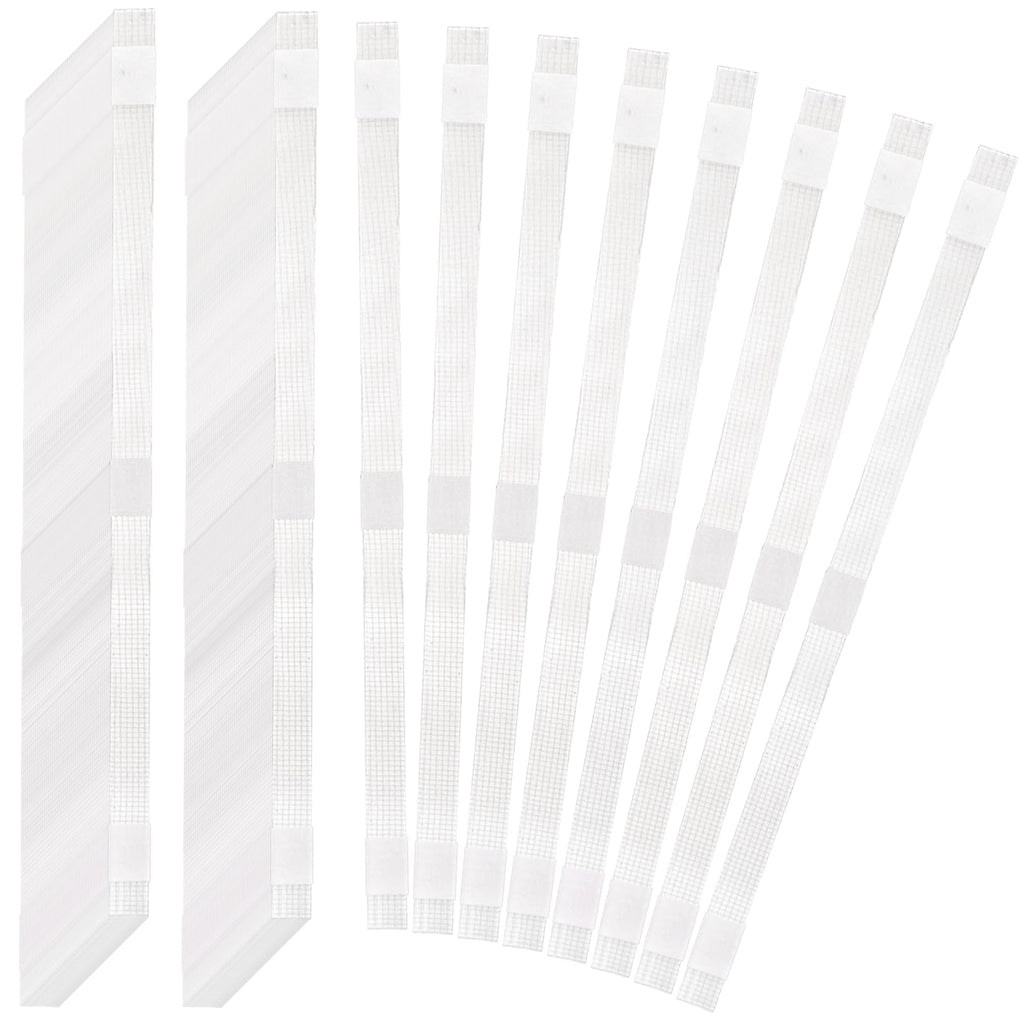 ZEAYEA 100 Pcs Glue Strips with Mesh Backing, 12 mm Hot Melt Adhesive Glue Strips for 80-110 Sheet Capacity, Thermal Binding Strips for Book Glue Binding Repair