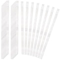ZEAYEA 100 Pcs Glue Strips with Mesh Backing, 12 mm Hot Melt Adhesive Glue Strips for 80-110 Sheet Capacity, Thermal Binding Strips for Book Glue Binding Repair