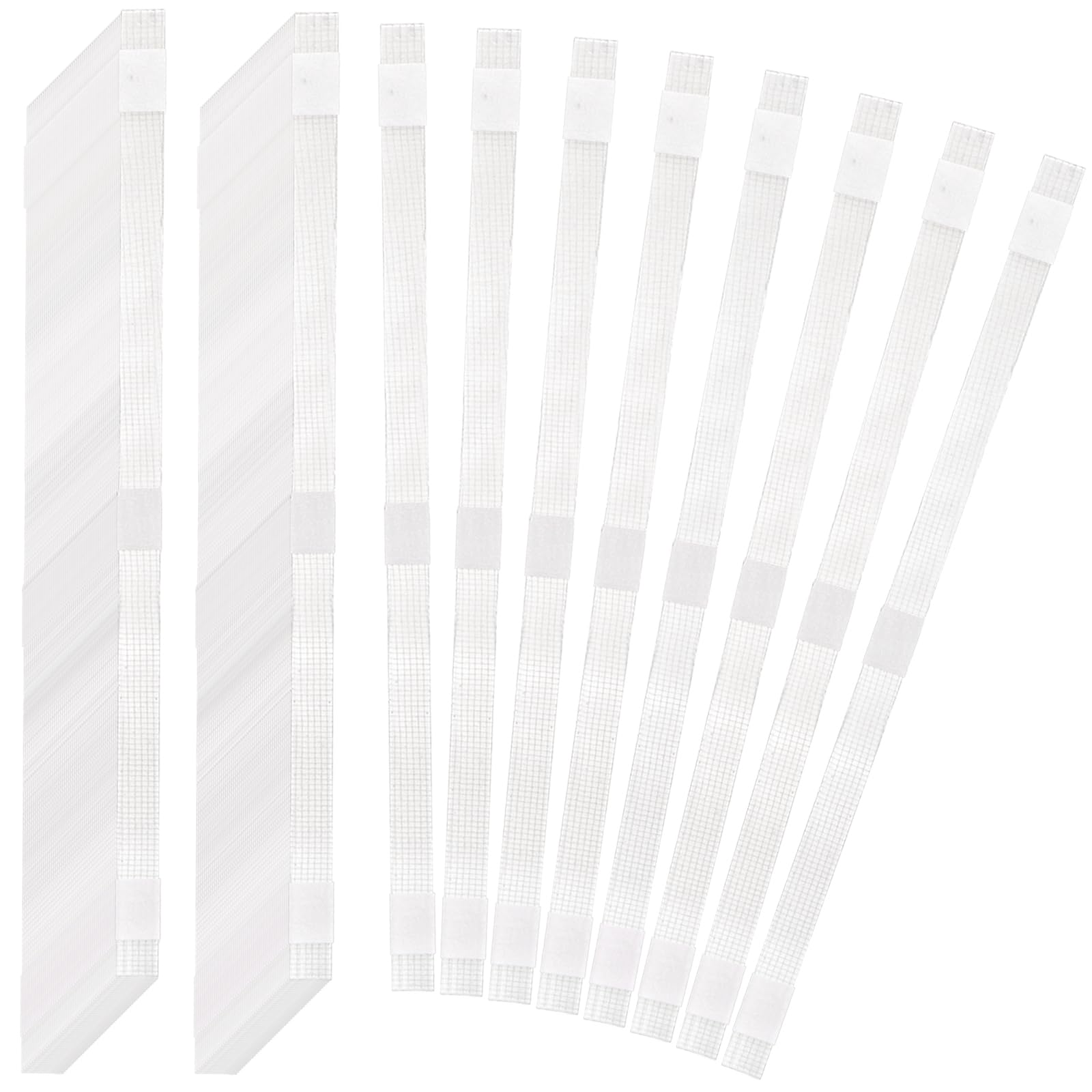 ZEAYEA 100 Pcs Glue Strips with Mesh Backing, 12 mm Hot Melt Adhesive Glue Strips for 80-110 Sheet Capacity, Thermal Binding Strips for Book Glue Binding Repair