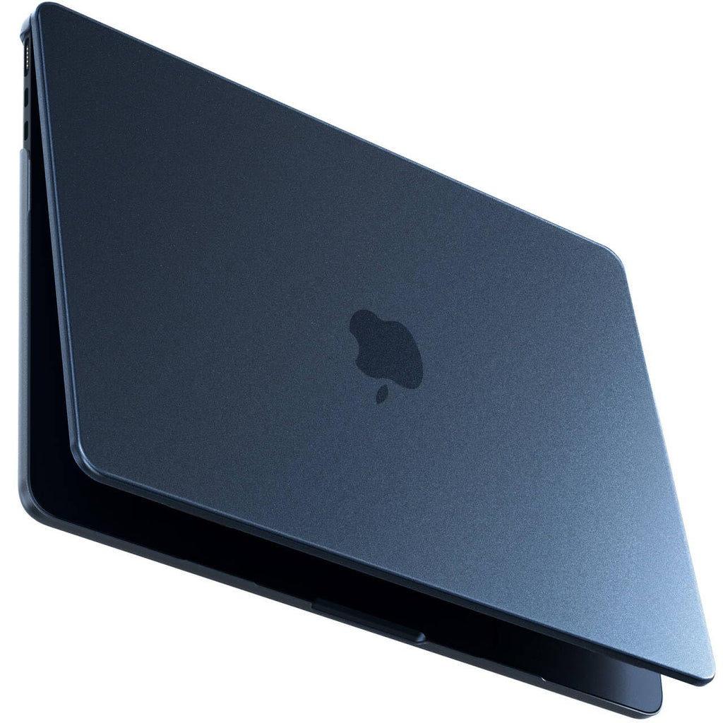 BlueSwan for MacBook Air 13 inch Case, M5 M4 M3 M2 2026-2022 A3449 A3240 A3113 A2681, 100% Match Official Color, Anti Scratch, Easy to Snap on, Air 13.6'' Hard Protective Laptop Cover, Midnight Blue