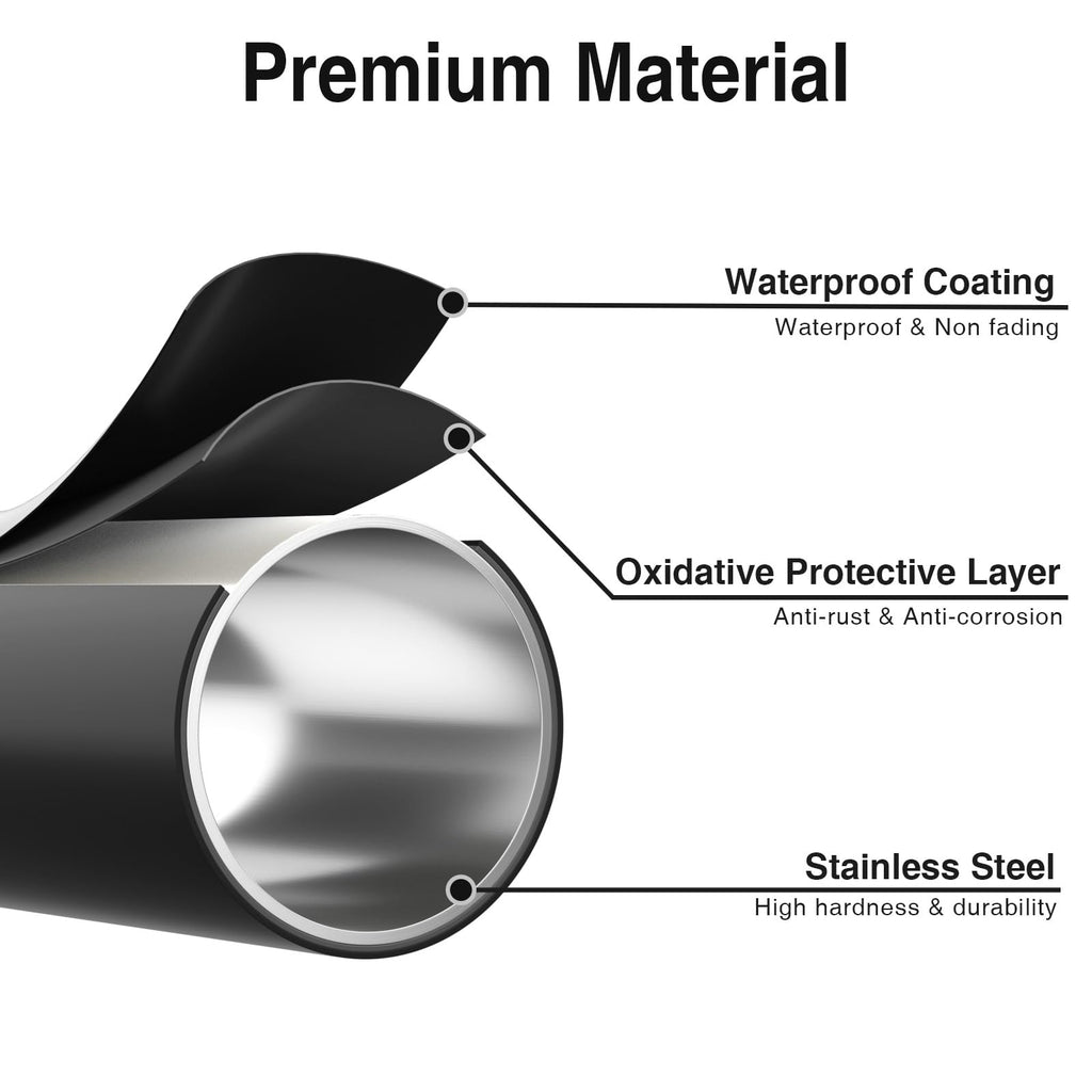 Toilet Paper Holder Stand with Top Storage Shelf, Matte Black Toilet Paper Roll Holder Free Standing, Floor Standing Toilet Roll Dispenser Storages 4 Reserve Rolls CAA75B5568