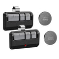 2 for LiftMaster Chamberlain Craftsman Universal Garage Door Opener Remote,2 Visor Clip,Extra Battery,1993 to Present
