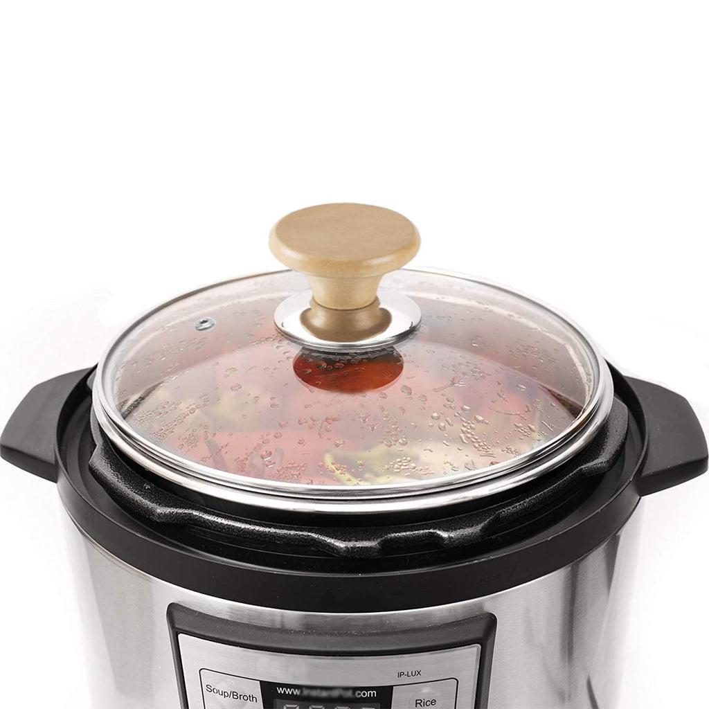 Tempered Glass Lid & Silicone Cover for Instant Pot 6 Quart - Set of 4 Accessories