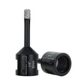 SHDIATOOL Diamond Drill Bits 2PCS 1/4 Inch for Porcelain Ceramic Tile Marble Brick Vacuum Brazed Hole Saw 6mm