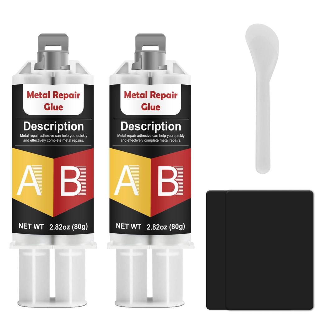 GDDP Metal Glue 160g, 2 Part Epoxy Resin Metal Welding Glue, Heavy Duty for Welding Aluminum, Tiles, Sealing, Adhesive for Metal, Plastic, Steel, Ceramics