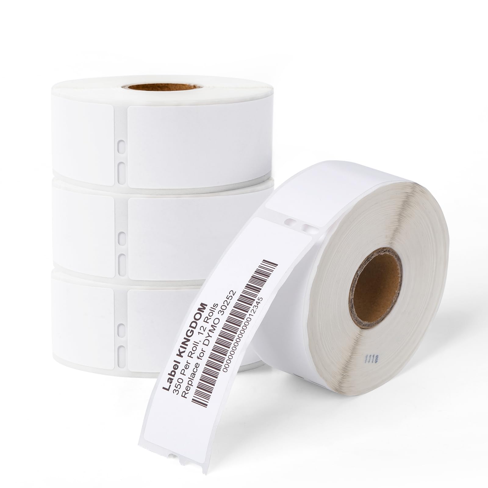 4 Roll Compatible with Dymo 30252 1-1/8" x 3-1/2"(28mm x 89mm) Label Maker Refill for Label Writer Printer 450, 450 Turbo, 4XL, Mailing Address Self-Adhesive Paper Label (350/Roll)