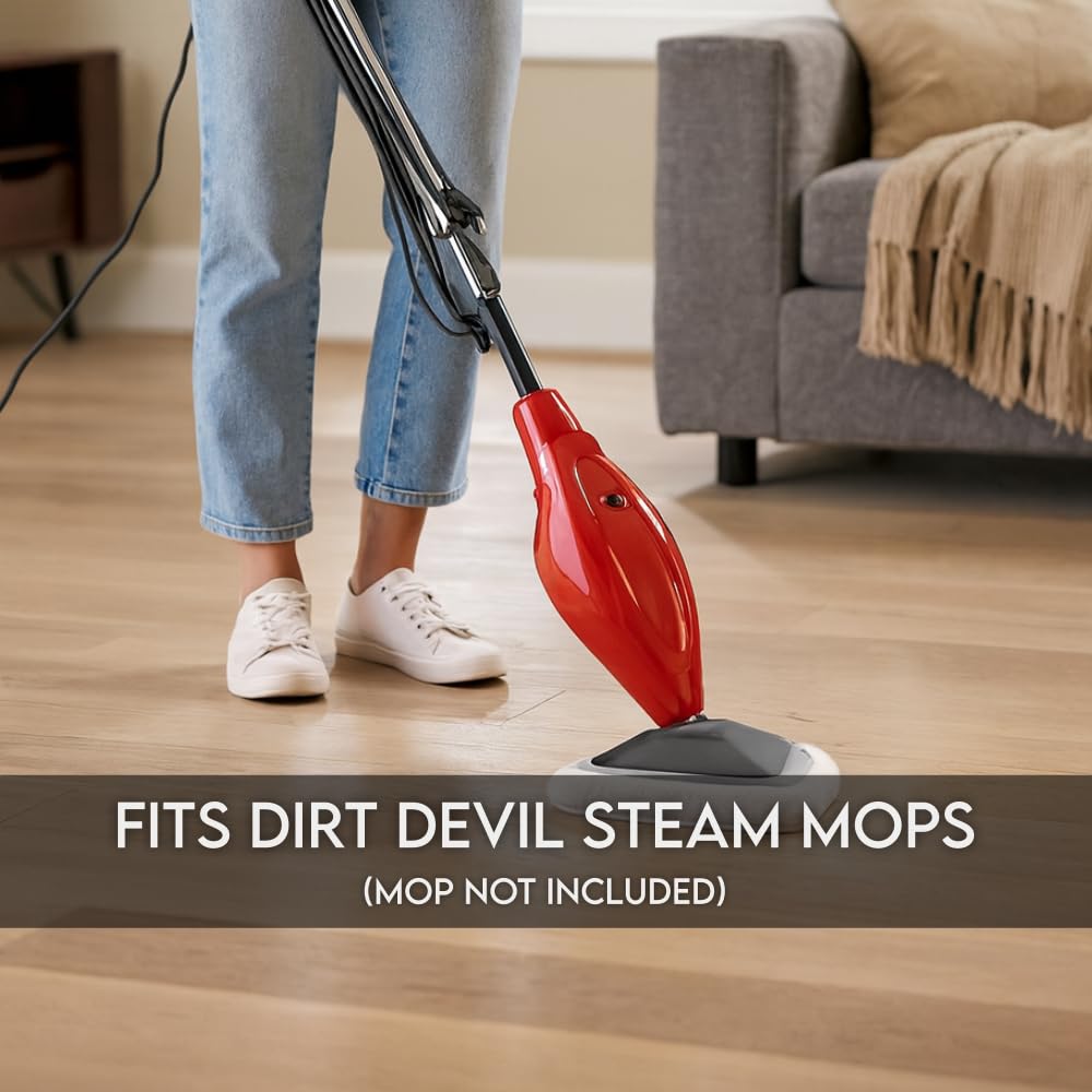 Hildbrandt Clean Co. 3 Steam Pocket Mop Pads Compatible Micro Fiber Replacement Pad for Dirt Devil AD50000 PD20000 PD20000B