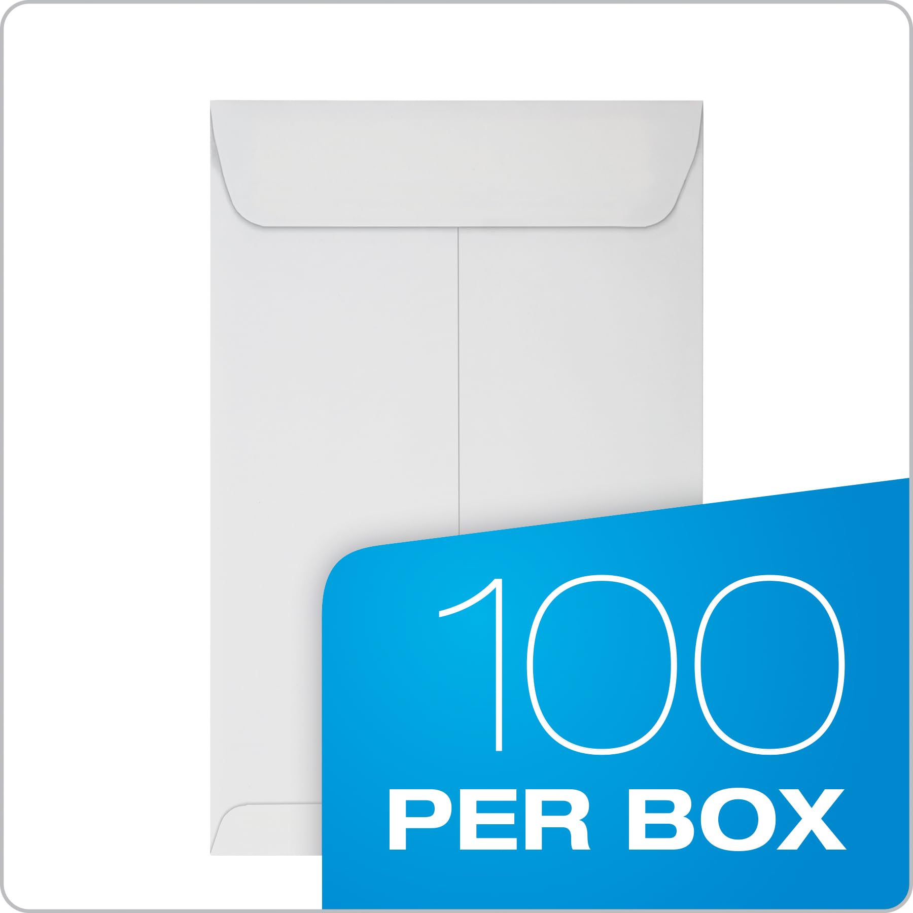 Columbian Catalog Envelopes, 6 x 9, Release & Seal Self-Sealing Closure, 28 lb White Wove, 100 per Box (COLO652)