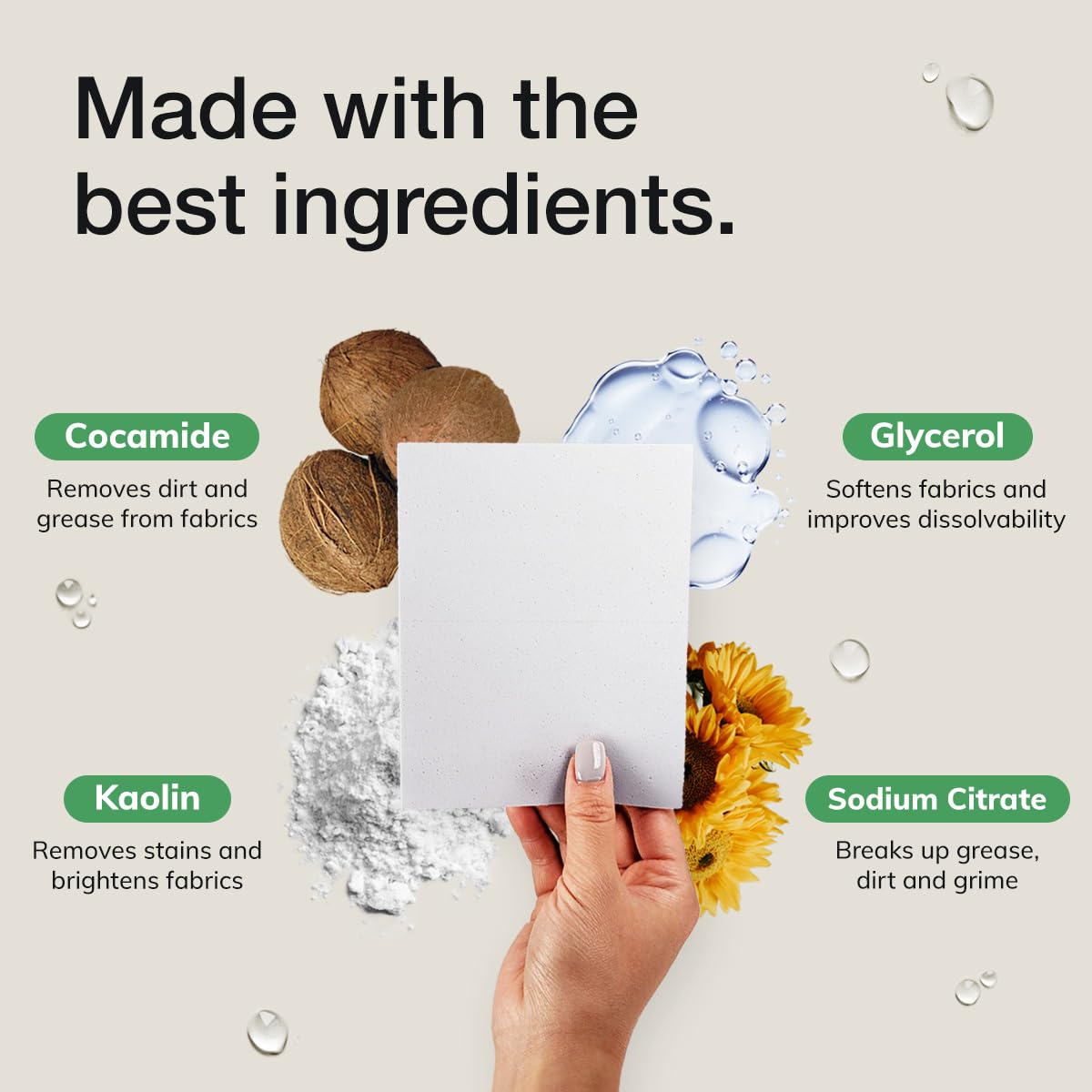 Also Green Laundry Leaf Detergent Sheets, The Original Natural Laundry Detergent Alternative, Plastic-Free, Pre-Cut Laundry Detergent, Up to 60 Normal Loads, MADE IN CANADA