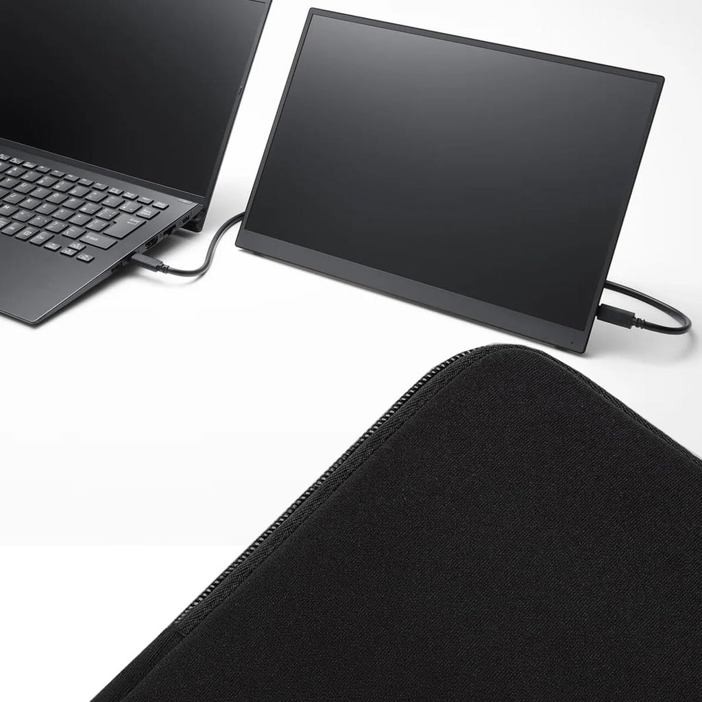 Portable Monitor Case 15.6 inch Soft Protective Carrying Sleeve Bag Pounch for 15.6'' External Monitor Display