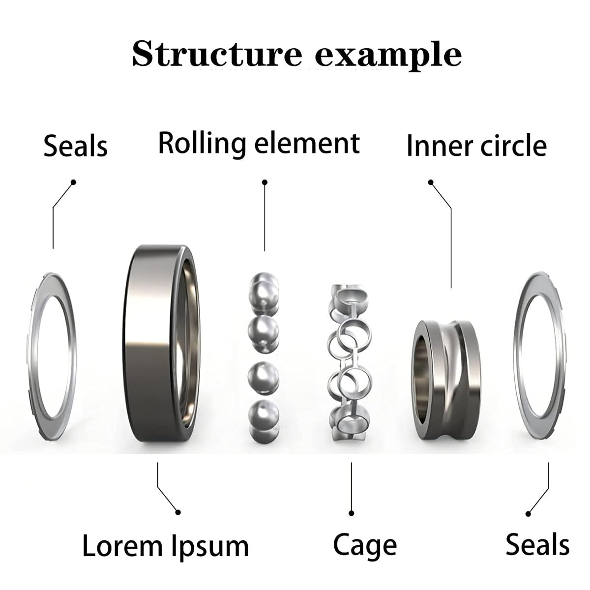 10 Pcs 6203-2RS Ball Bearings,Bearing Steel, Double Rubber& High RPM Support, Sealed Miniature Deep Groove Ball Bearings.