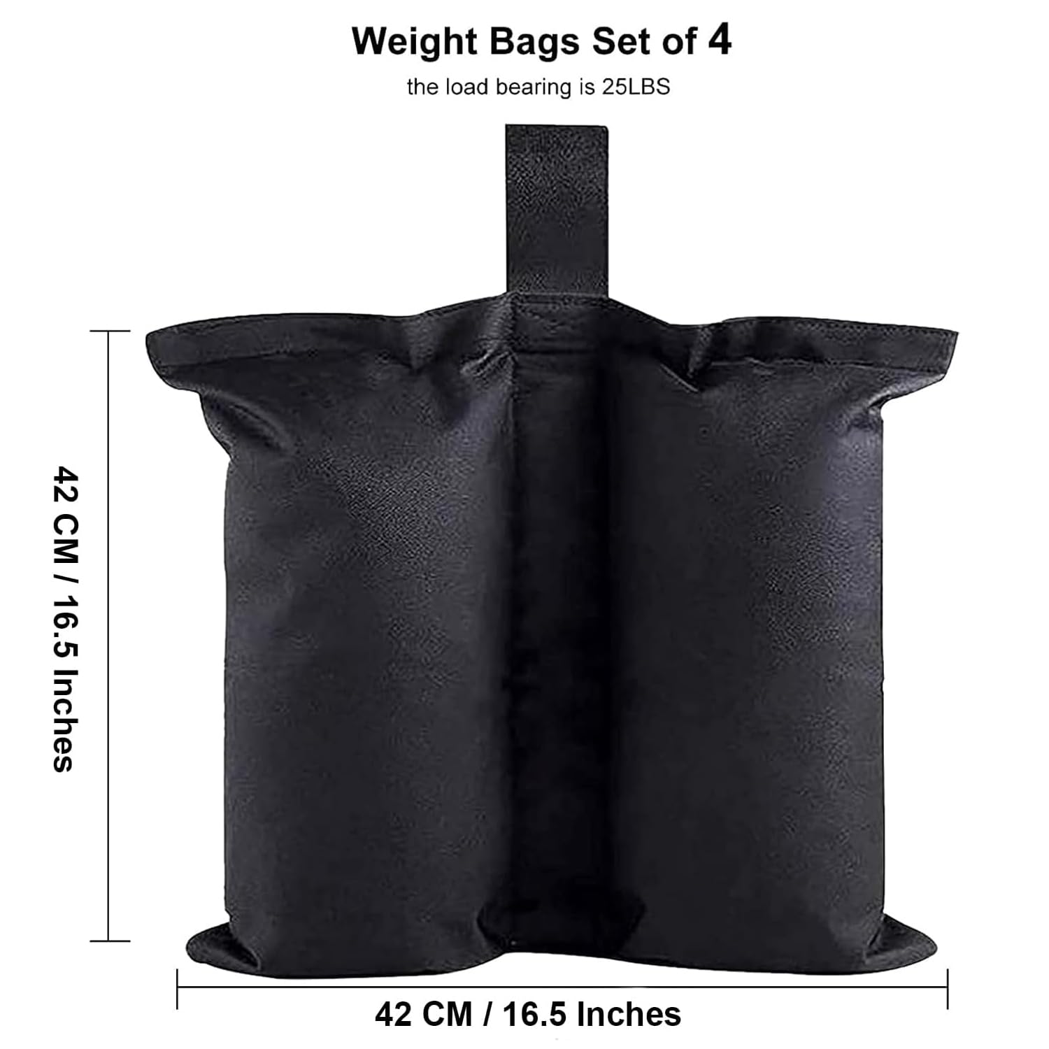 Gazebo Weights Bags, 4 Pack Gazebo Sand Weights, Heavy Duty Sand Weight Bags, Leg Weights for Pop up Canopy Tent Sun Shades, Garden Gazebos, Umbrella, Parasols, Trampolines Weighted Feet Bag