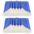 200pcs 5.11" Square Rectangle Foam Cleaning Swab Sticks for Solvent Format Inkjet Printer Roland Optical Equipment-Blue